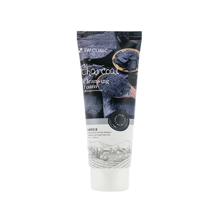 3W Clinic Charcoal Cleansing Foam